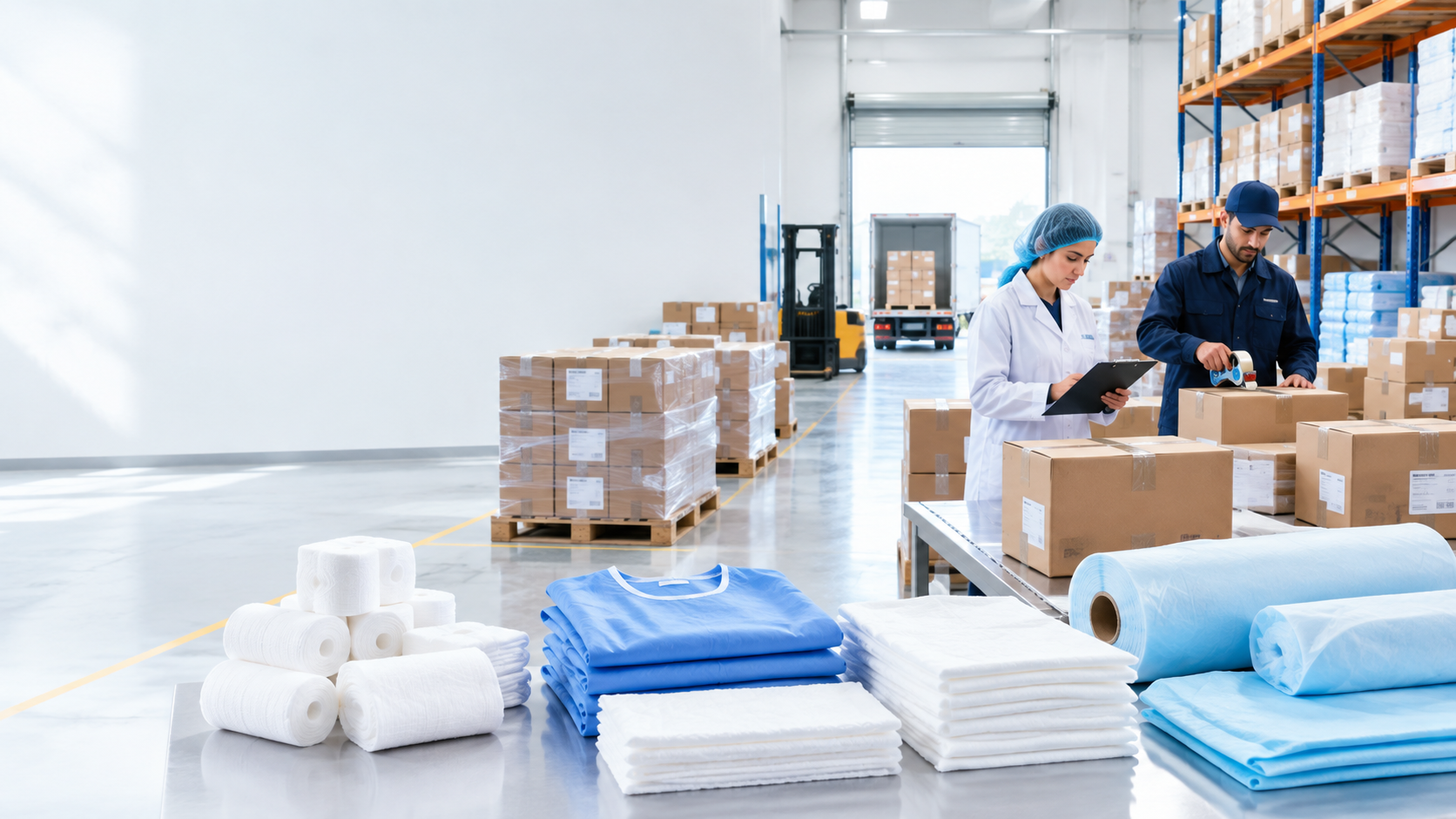 Medical supplies packaging and distribution planning